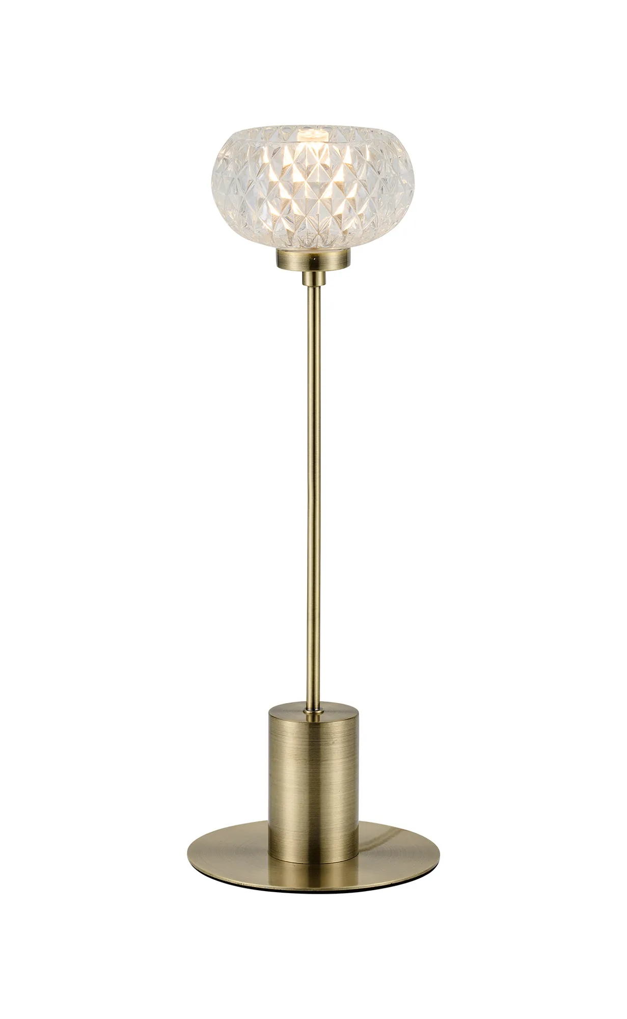 Wade Antique Brass Table Lamps Deco Armed Table Lamps